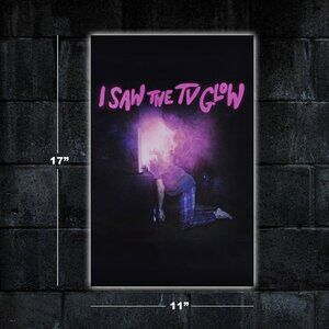 I Saw the TV Glow poster - 11x17 horror movie film wall art print merch gift